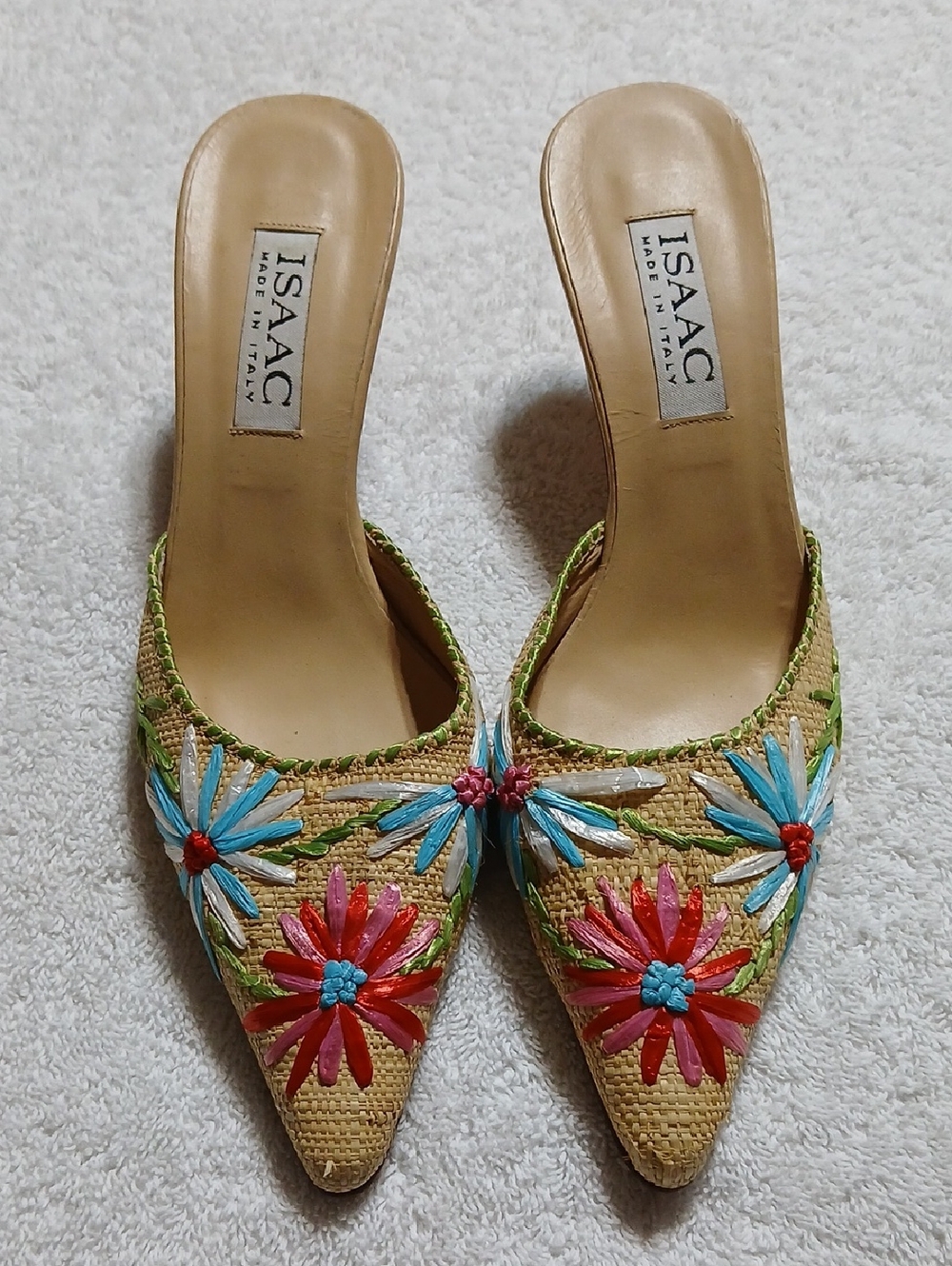 Isaac Woven Mules Size 6M